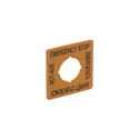 EMERGENCY STOP LABEL E7003S