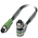 SAC-3P-M 8MS/ 0,3-PUR/M12FR-2L 1693351