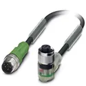 SAC-4P-M12MS/0,3-PUR/M12FR-3L 1668519