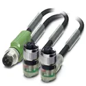 SAC-3P-M12Y/2X0,3-PUR/M12FR2LB 1669039